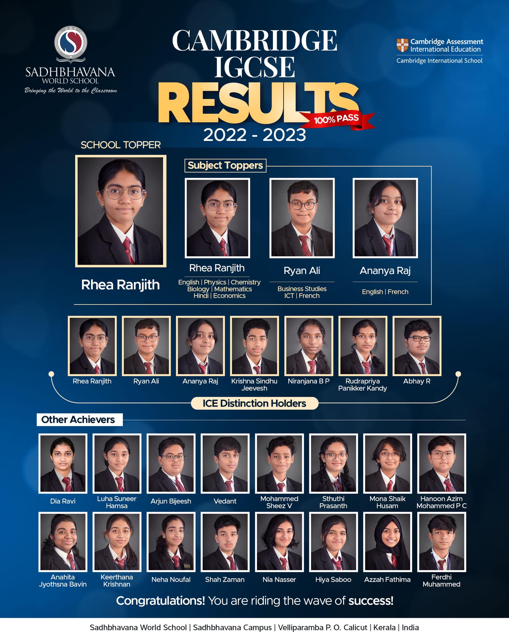 IGCSE Grade 10 Board Exam Results 